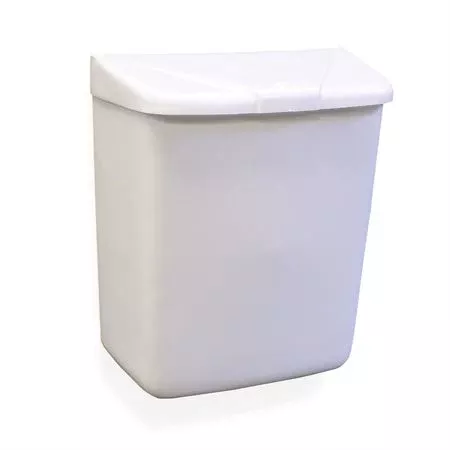 Feminine Hygiene Receptacles Feminine Hygiene Receptacle, White ABS