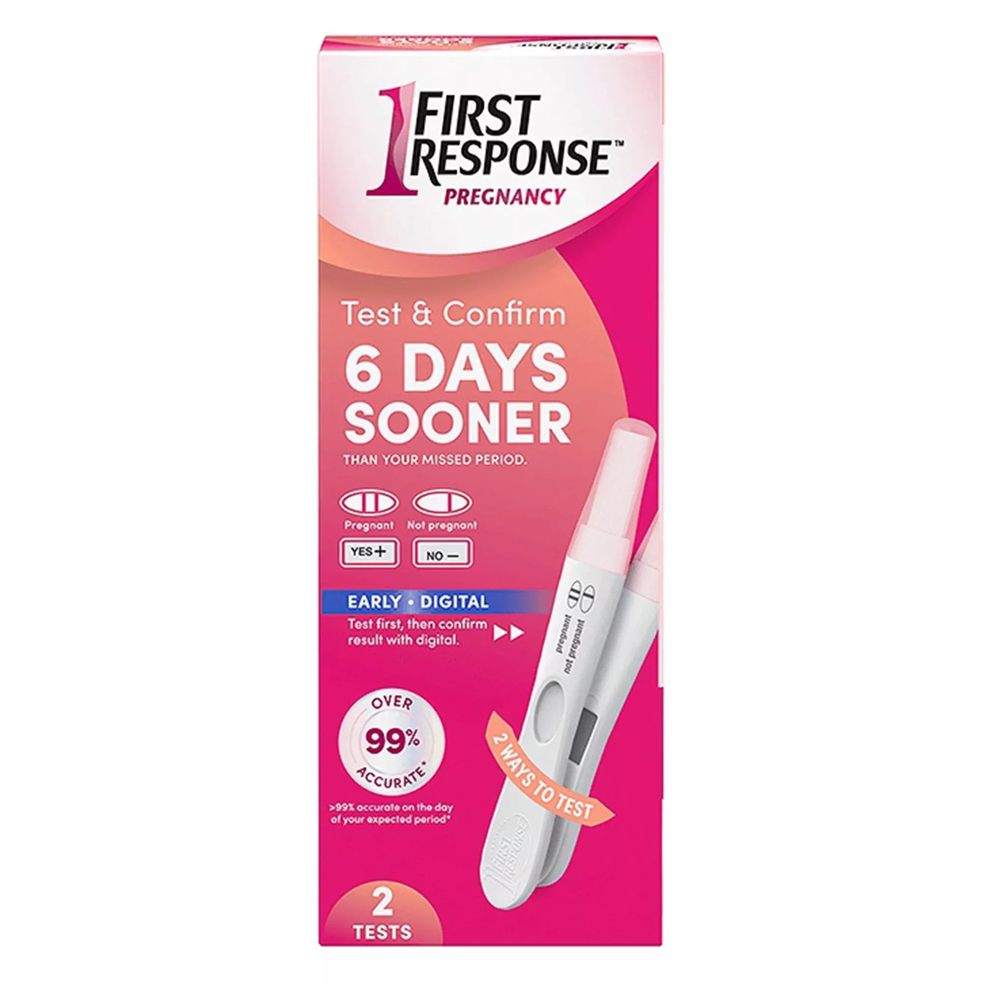 First Response hCG Pregnancy Home Device Reproductive Health Test Kit
