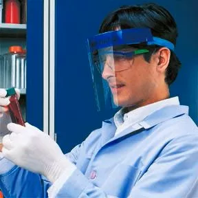 Fisher Scientific Face Shield Splash Shield™ One Size Fits Most Full Length Disposable NonSterile - M-301179-251 - Pack of 24