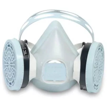 Fisher Scientific Sperian Freedom Reusable Respirator Industrial Half Face Elastic Strap Medium Green - M-677903-898 - Each