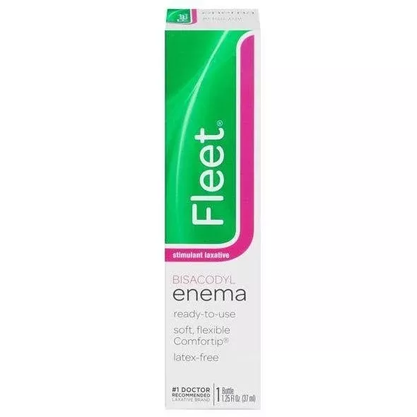 Fleet Bisacodyl Enema 1-1/4 oz, Latex-Free