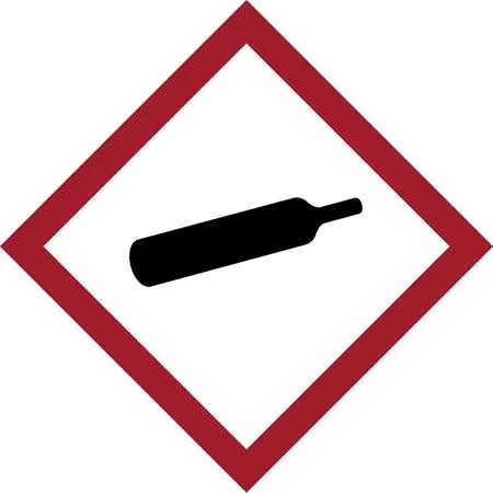 Gas Pressure Labels 2" - Paper
