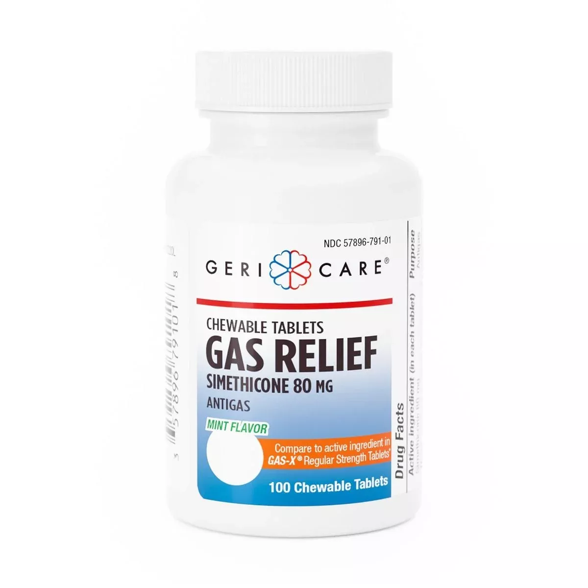Geri Care Gas Relief Chewable Simethicone Tablets