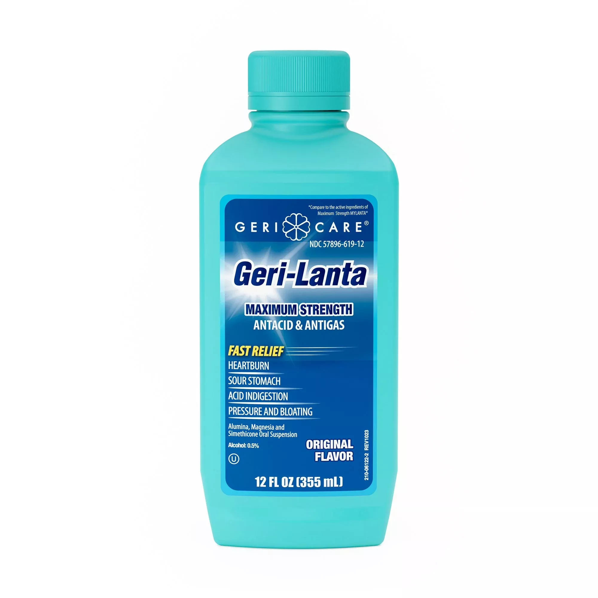 Geri-Care Maximum Strength Antacid Oral Suspension, 12-ounce bottle