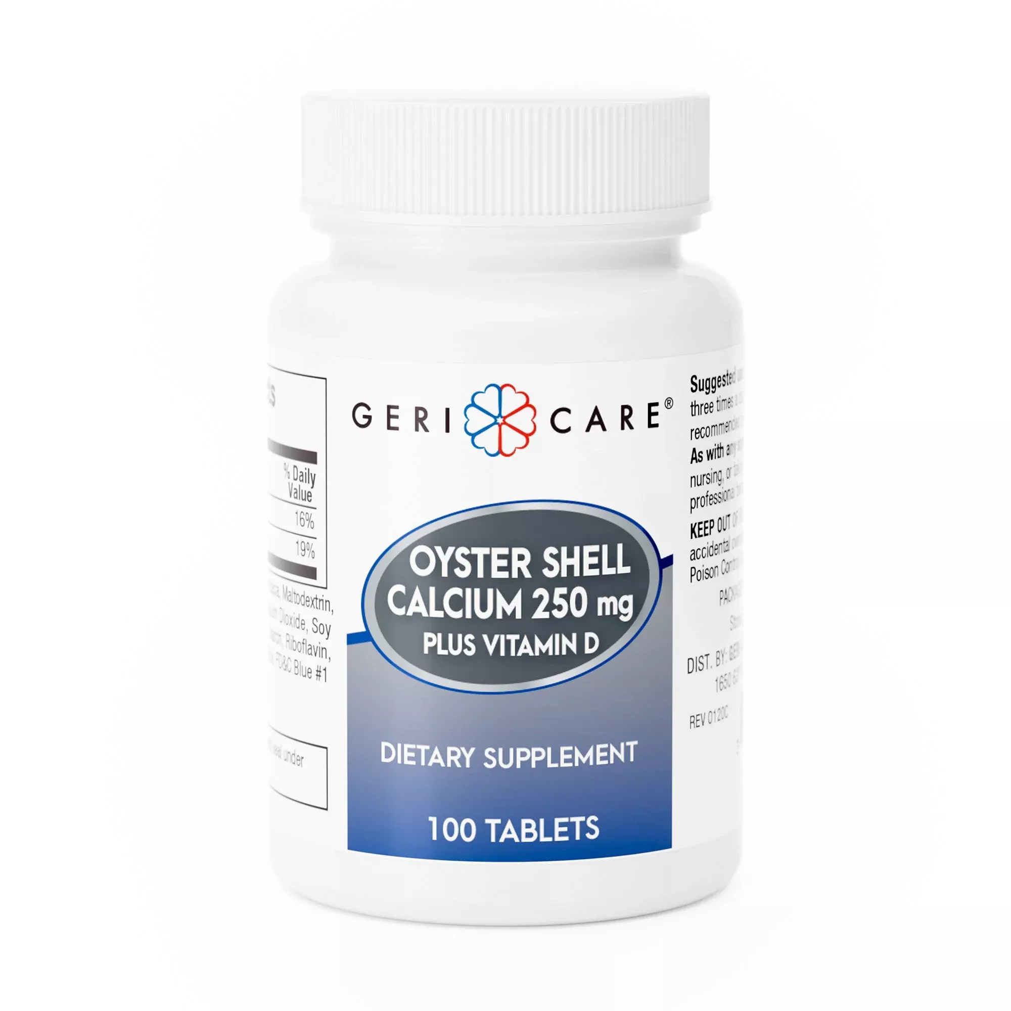 Geri-Care Oyster Shell Calcium Plus Vitamin D Joint Health Supplement