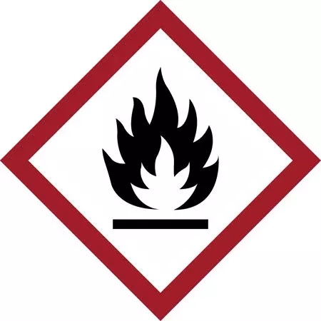 GHS Flammable Labels 2" - Vinyl