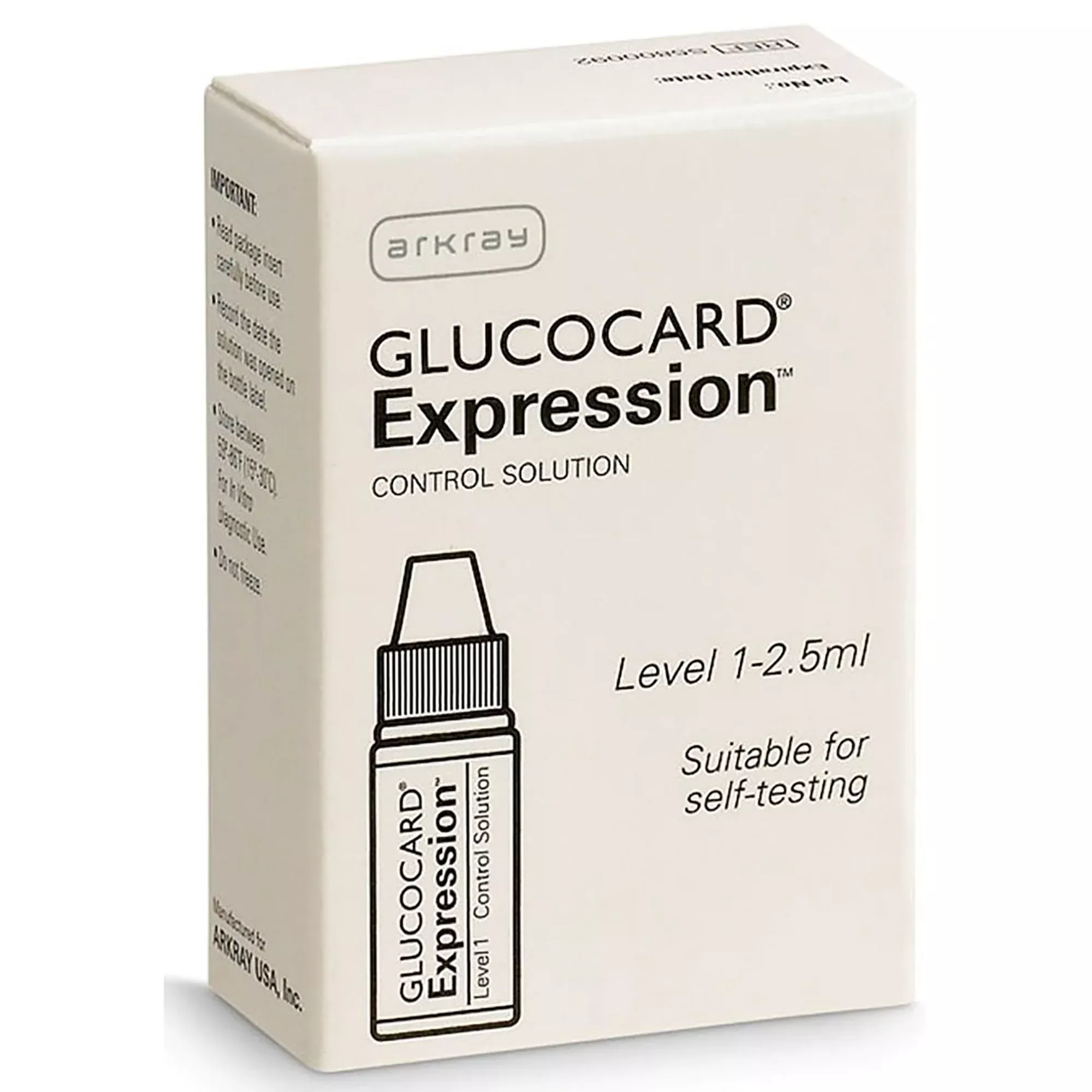 Glucocard Expression™ Control Solution, Diabetes Management Test