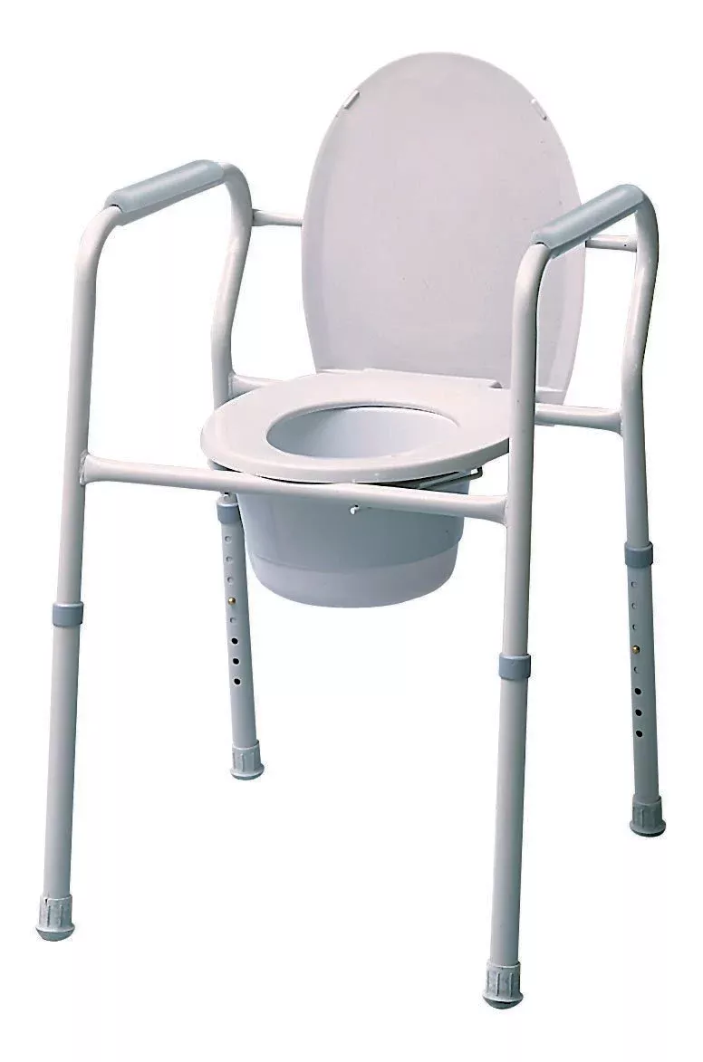 Graham-Field Commode Chair, 14 Inch Seat Width