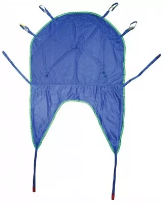Graham-Field Universal Sling 4 or 6 Point With Full Head Support Height Adjustable Straps 2X-Large 600 lbs. Weight Capacity - M-974021-2730 - Each