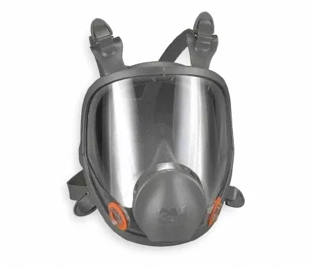 Grainger 3M™ 6000 Reusable Respirator Industrial N95 Full Face 4 Point Adjustable Head Strap Medium Gray - M-961416-4665 - Each