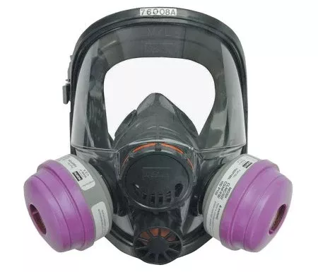 Grainger Honeywell™ North™ 7600 Reusable Respirator Industrial Full Face Adjustable Head Strap Medium Gray / Lavender - M-961465-1942 - Each