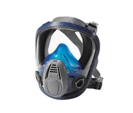 Grainger MSA Advantage™ 3000 Reusable Respirator Industrial Full Face Adjustable Head Strap Small Gray / Blue - M-961428-416 - Each