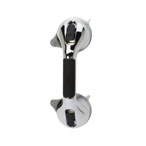 HealthSmart Suction Cup Grab Bar - Antimicrobial
