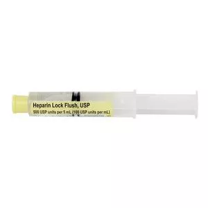 Heparin 5 mL in 10 mL Syringe 100U/mL