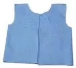 HPK Industries Exam Cape Blue One Size Fits Most Front / Back Opening Belt Closure Female - M-650337-576 - Case of 100