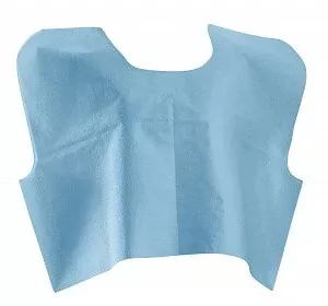 HPK Industries Exam Cape Blue One Size Fits Most Front / Back Opening Without Closure Female - M-304316-2759 - Case of 100