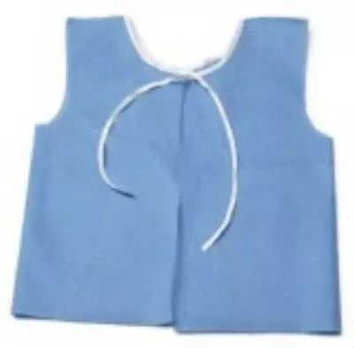 HPK Industries Exam Cape White One Size Fits Most Front / Back Opening Tie Closure Female - M-485825-2763 - Case of 100