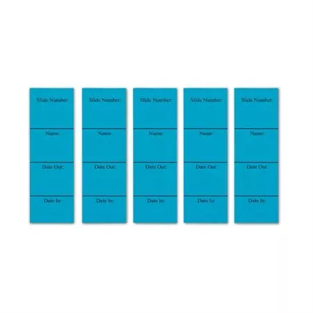 In/Out Cards For Microscope Slide Box - Assorted