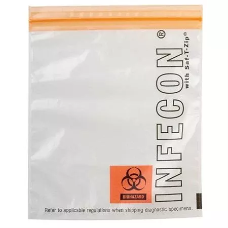 Infecon Specimen Transport Bags 8"W x 10"H