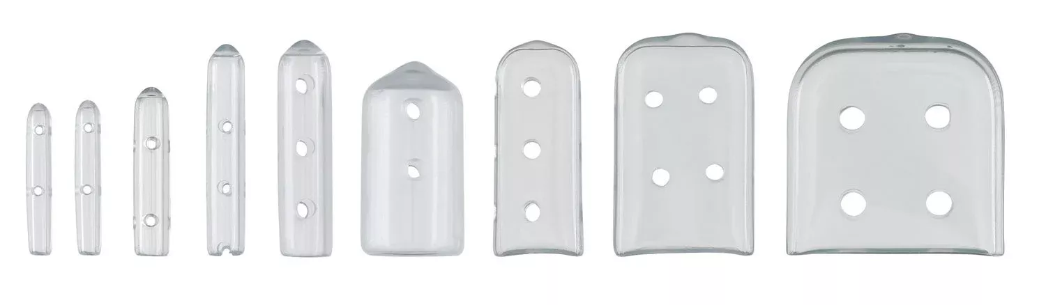 Instrument Tip Guard Tip-It™ 1/16 X 3/8 X 1 Inch, Size 7, Vented, Clear
