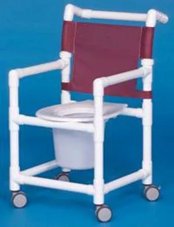 IPU Pediatric Shower Chair ipu Fixed Arm PVC Frame With Backrest - M-1107550-113 - Each