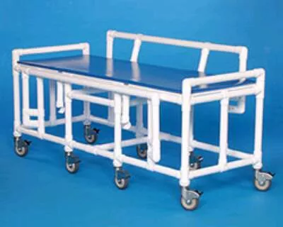 IPU Shower Gurney Fixed Height 900 lbs. Weight Capacity Rigid Frame - M-484276-4138 - Each