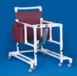 IPU Walker with Wheels Adjustable Height Deluxe Ultimate PVC Frame 300 lbs. Weight Capacity 29 to 33 Inch Height - M-717531-1699 - Each