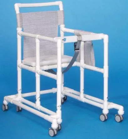 IPU Walker with Wheels Extra Tall Ultimate PVC Frame 400 lbs. Weight Capacity 34-3/4 to 40-3/4 Inch Height - M-709359-1636 - Each