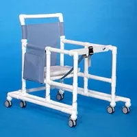 IPU Walker with Wheels Oversize Ultimate PVC Frame 400 lbs. Weight Capacity 29 to 35 Inch Height - M-707741-2723 - Each
