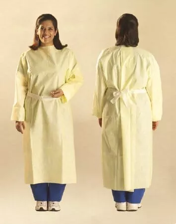 Isolation Gown AAMI Level 3, Universal, Yellow