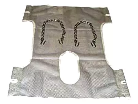 Joerns Healthcare Seat and Back Commode Sling Hoyer 2 Point Without Head Support Chain One Size Fits Most 400 lbs. Weight Capacity - M-210001-4706 - Each