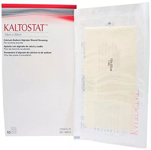 KALTOSTAT Calcium Sodium Alginate Dressing 4" x 8"