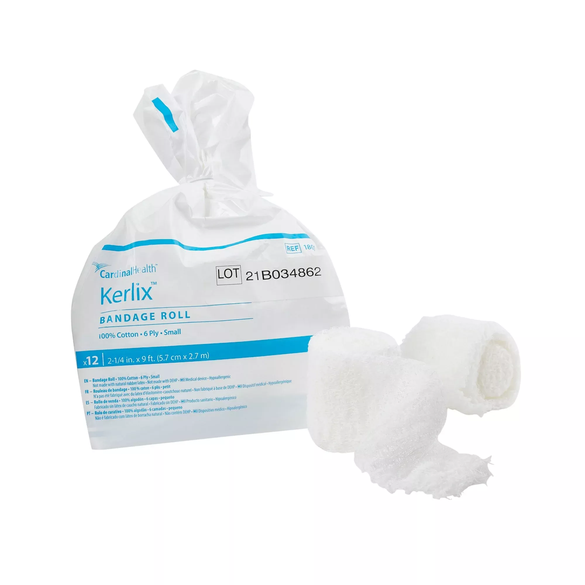 Kerlix™ Fluff Bandage Roll, 2-1/4 Inch x 3 Yard, 6-Ply
