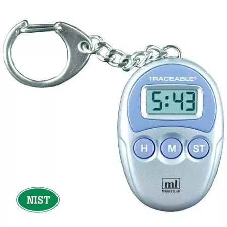 Keychain Timer Keychain Timer - 1.5"W x 0.75"D x 1.75"H