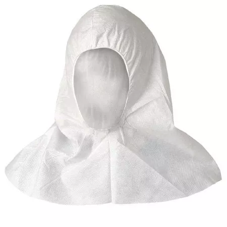 Kimberly Clark Protective Hood KleenGuard™ A20 One Size Fits Most White Elastic Closure - M-951022-2551 - Case of 100