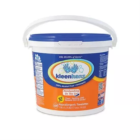 Kleenhanz 500 Count Wipe Pail - 5.5" x 7.5