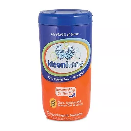 Kleenhanz 70 Count Wipe Canister - 5.5" x 7.5