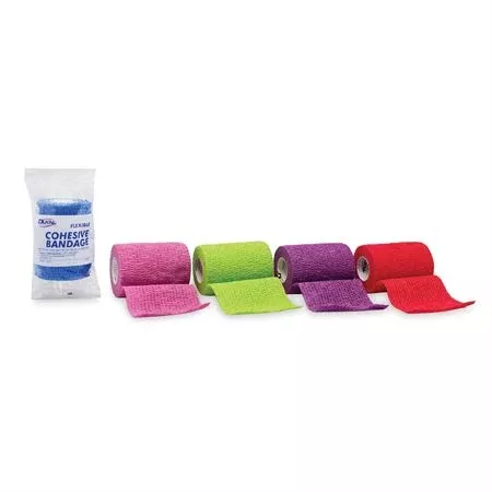 Latex FlexBan Bandages 2" x 5yds - Available in Assorted, Blue and Tan