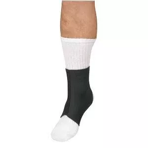 Leader Neoprene Ankle Support, Black, Medium