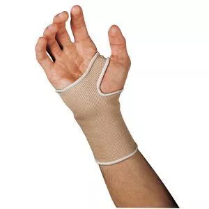 Leader Wrist Compression, Beige, Large