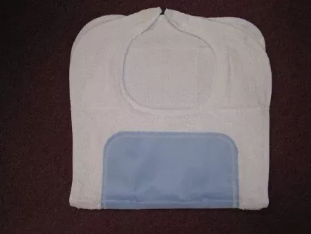 Lew Jan Textile Bib Hook and Loop Closure Reusable Terry Cloth - M-1106165-4804 - Dozzen2