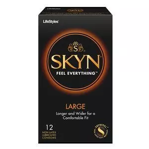 Lifestyles SKYN Large Polyisoprene Condoms, 12 Count