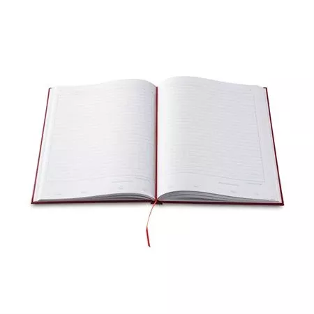 Lined Laboratory Notebook Laboratory Notebook, 200 pages, Lined, Red