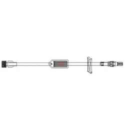 Macrobore Extension Set with 1-1/5 Micron Filter, 8", 4 mL Priming Volume