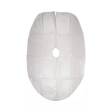 Maddak Shampoo Cape Clear One Size Fits Most Front / Back Opening Hook and Loop Closure Unisex - M-972700-1011 - Each