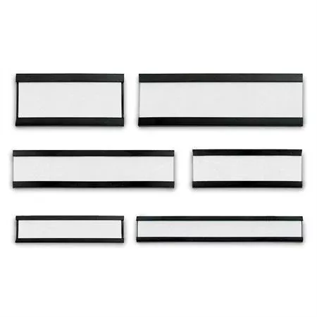 Magnetic "C" Channel Card Label Holder For Label Size 2"W x 0.875"H