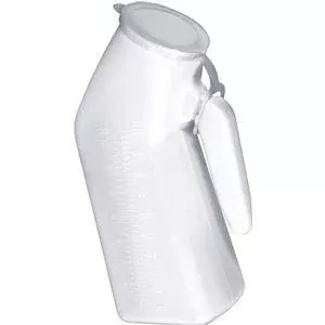 Male Urinal with cap, 32 ounce Capacity