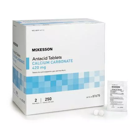 McKesson Calcium Carbonate Antacid Tablets