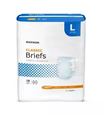 McKesson Classic Briefs - Light Absorbency