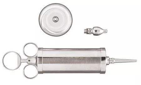McKesson Metal Ear Syringe with Shield